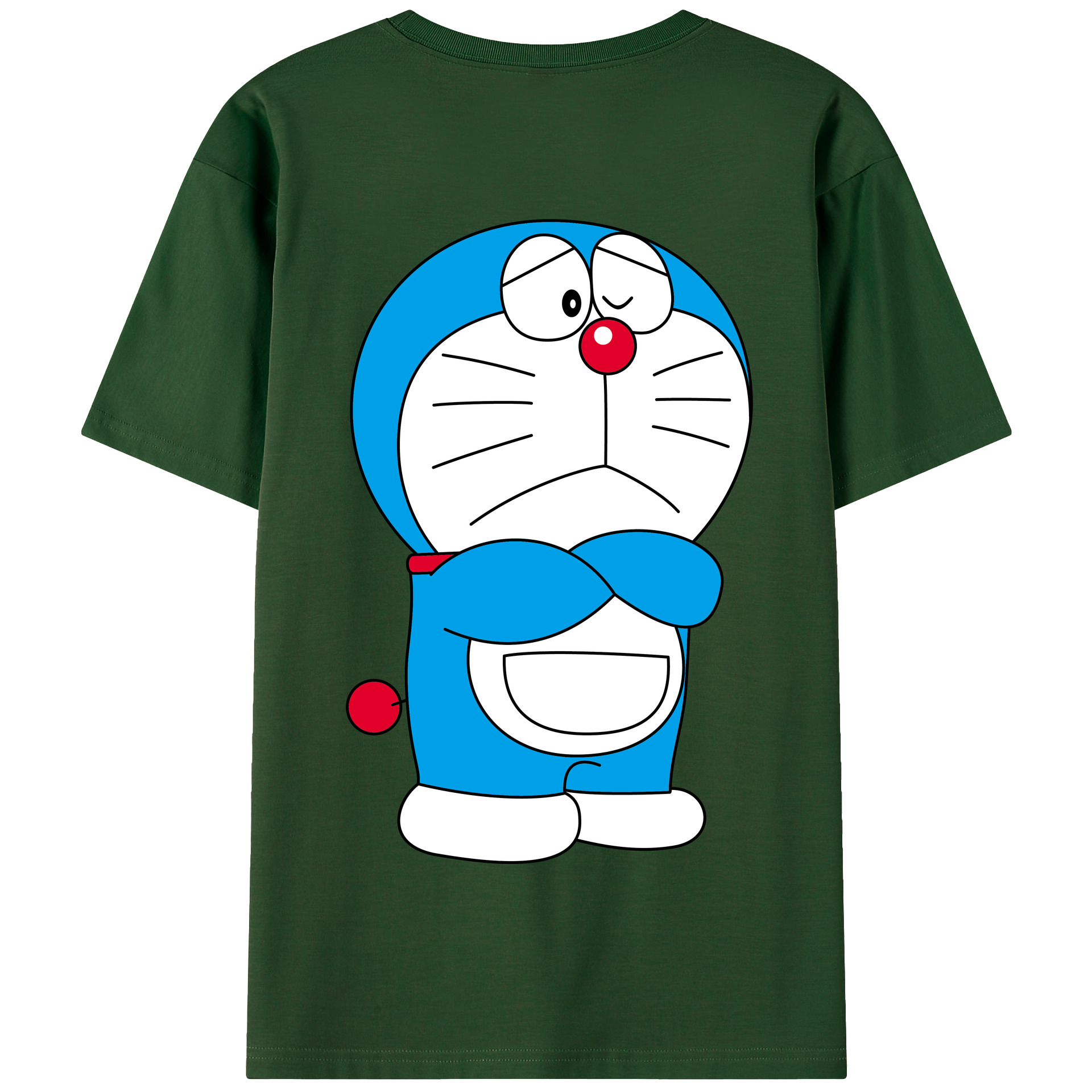 （画像用） ドラえもん Doraemon 綿100％半袖Tシャツ（背面プリント）